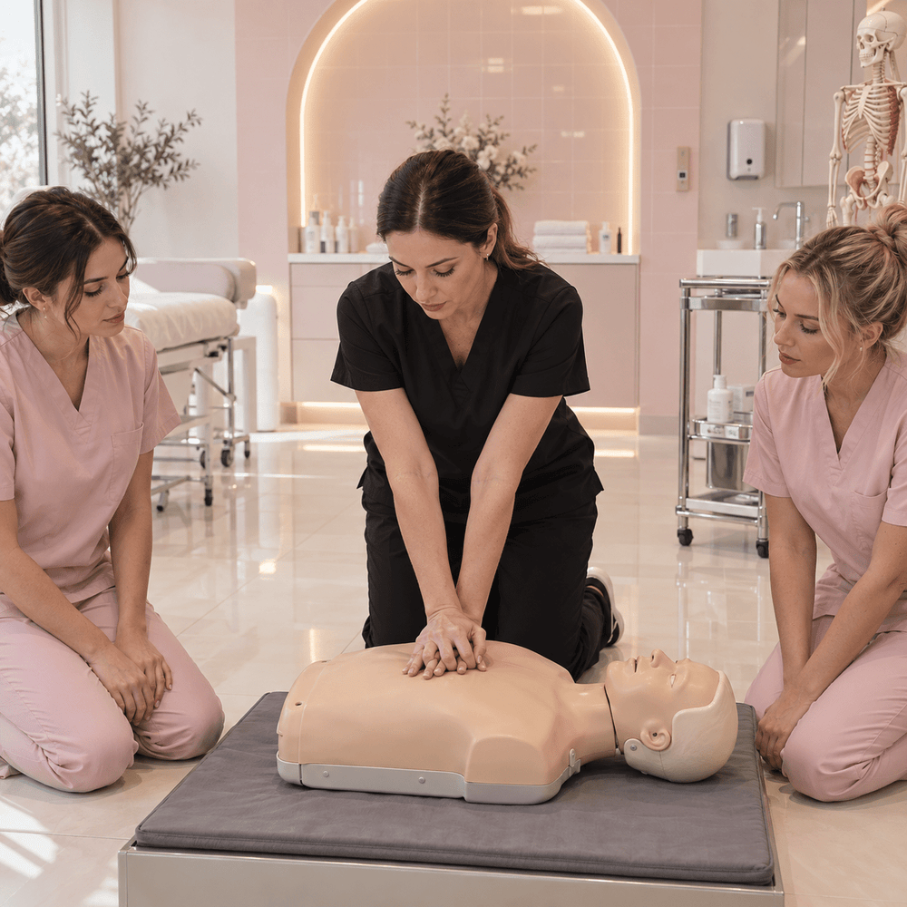 VTCT Level 3 Award in Basic Life Support and Management of Anaphylaxis in Clinical Practice - Moon Aesthetics Academy
