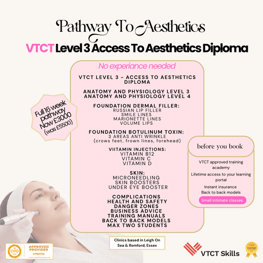 VTCT Level 3 Access to Aesthetics Diploma - Moon Aesthetics Academy