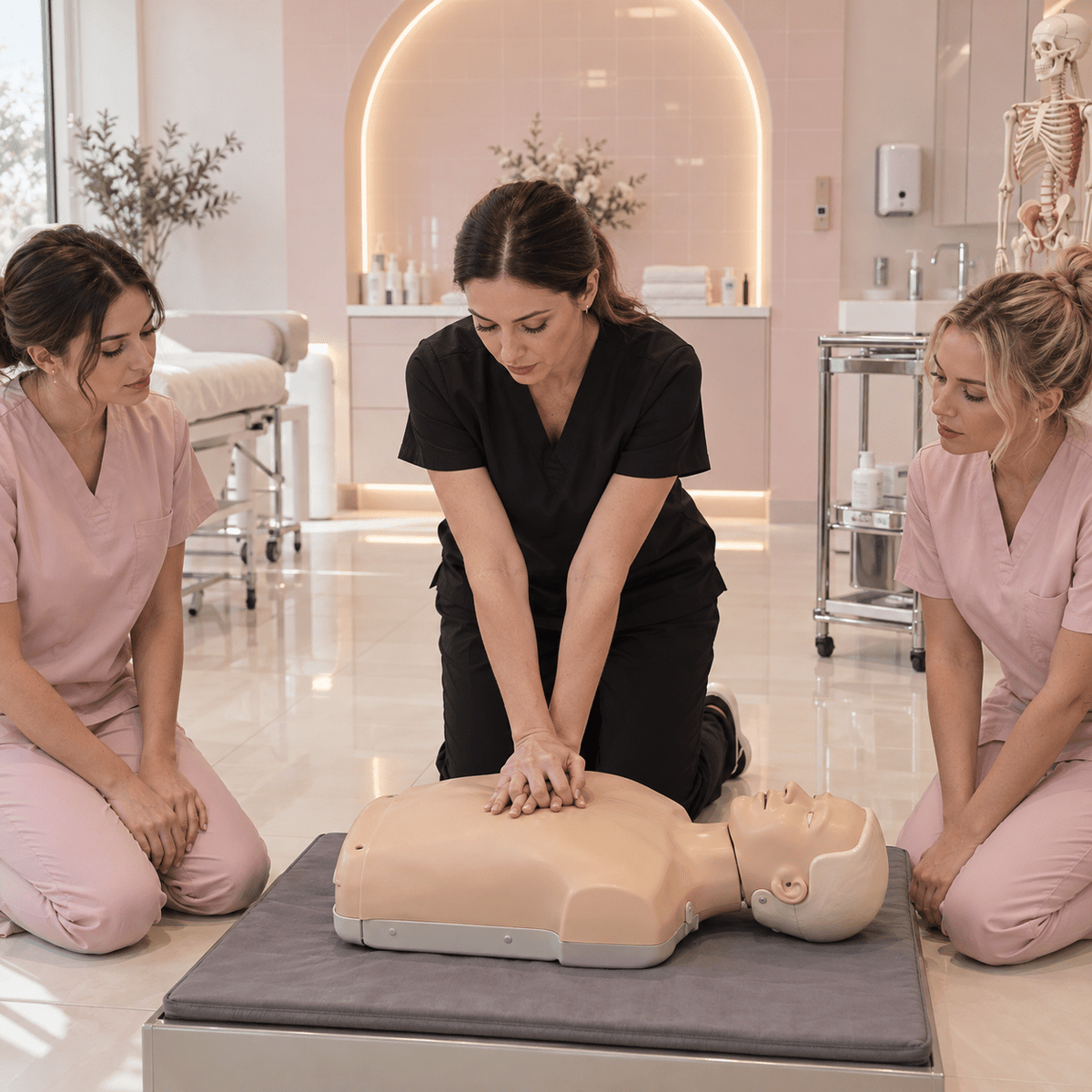 VTCT Level 3 Award in Basic Life Support and Management of Anaphylaxis in Clinical Practice - Moon Aesthetics Academy