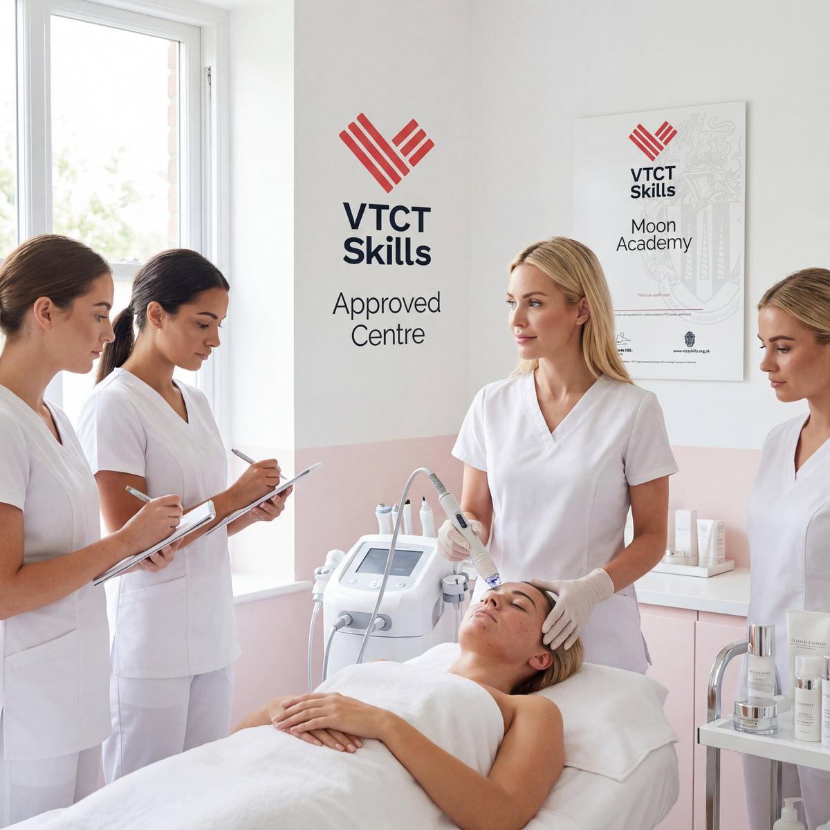 Vtct Vector VTCT Level 3 Certificate in Aesthetic Therapies | Moon Aesthetics Academy